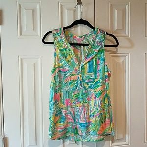 Lilly Pulitzer sleeveless top size L